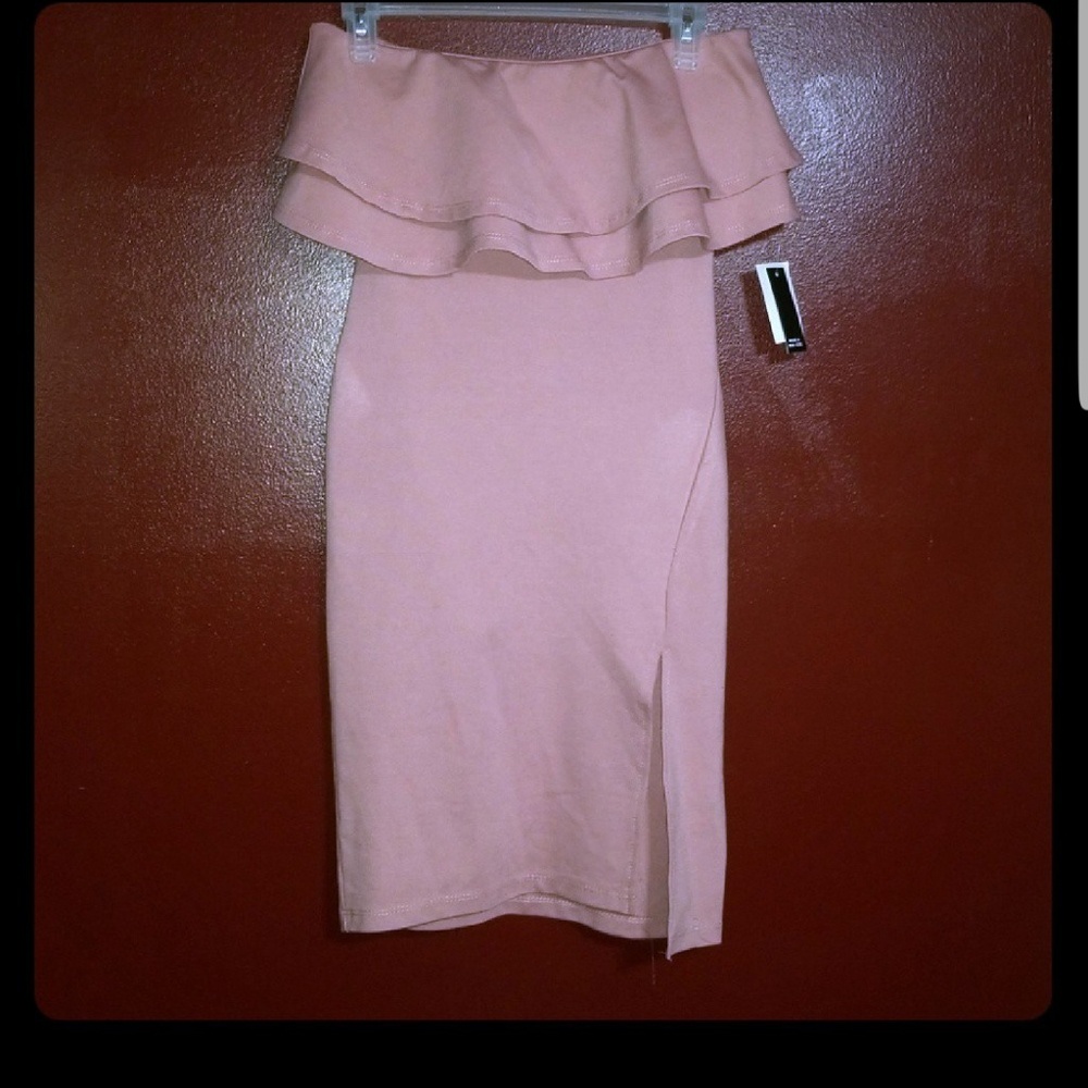 Strapless dress